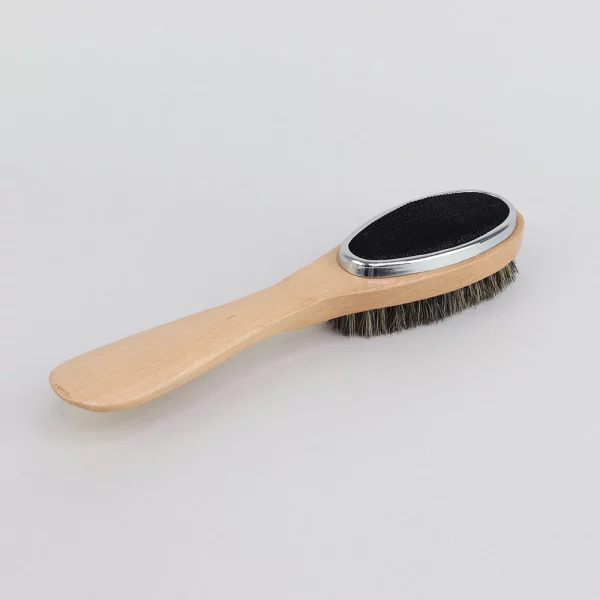 3 in 1 Beech Wood Brush with Lint Remover